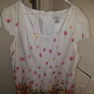 Plus Size Springtime Floral Dress
